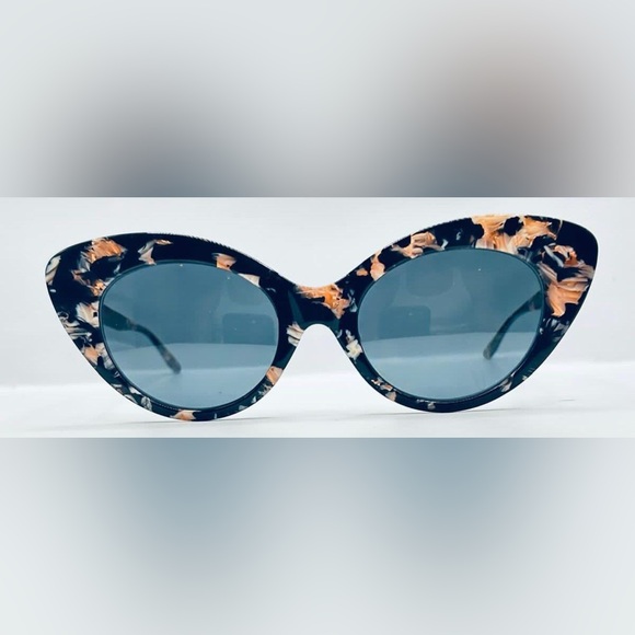 Amelia E 32-000525 Black Pink Oval Cat-Eye Sunglasses Frames Only - Picture 3 of 8